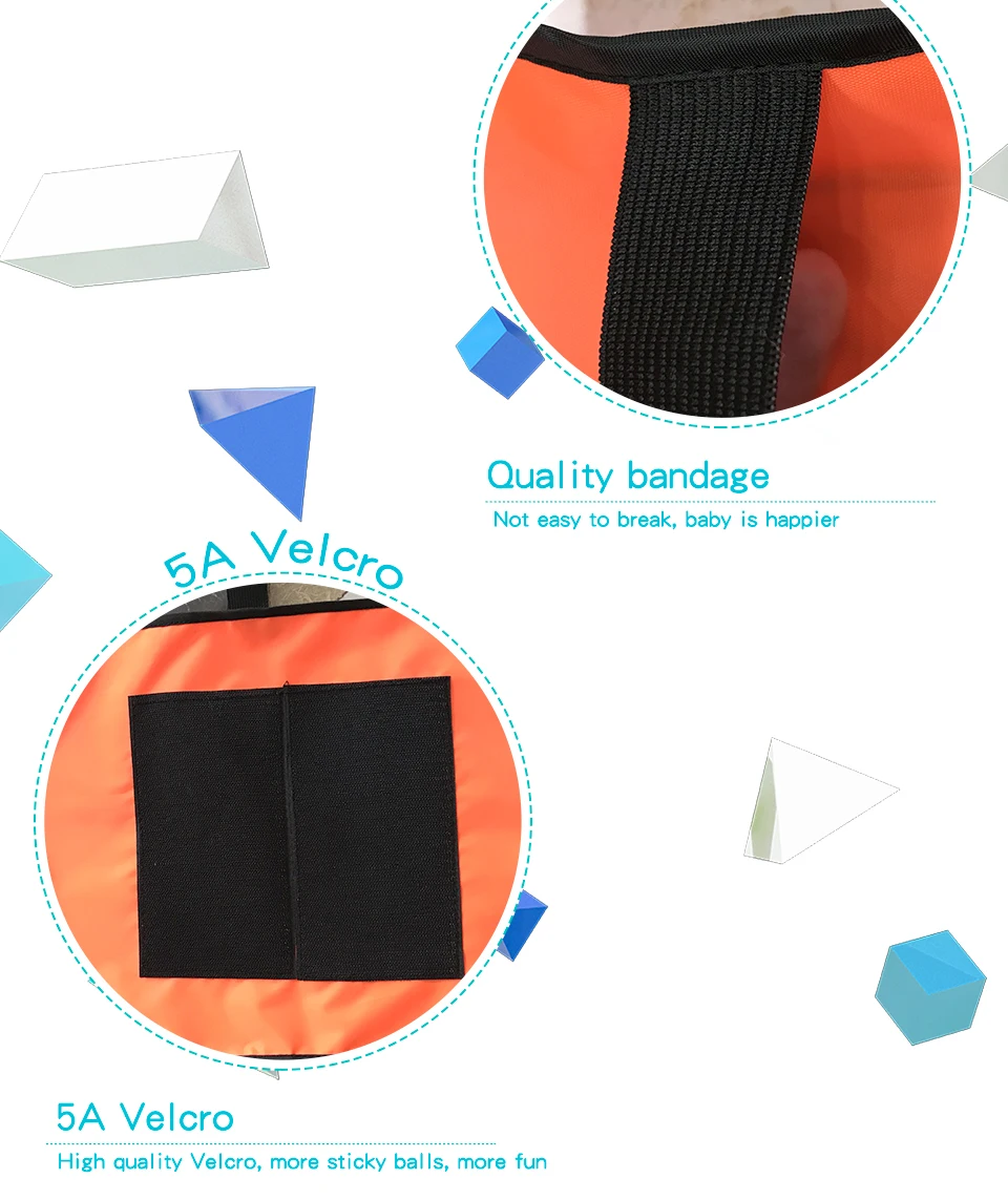 Ball Throwing Children Kids Outdoor Fun Sports Toy Game Props Vest Sticky Jersey Vest Game Vest Waistcoat With Sticky