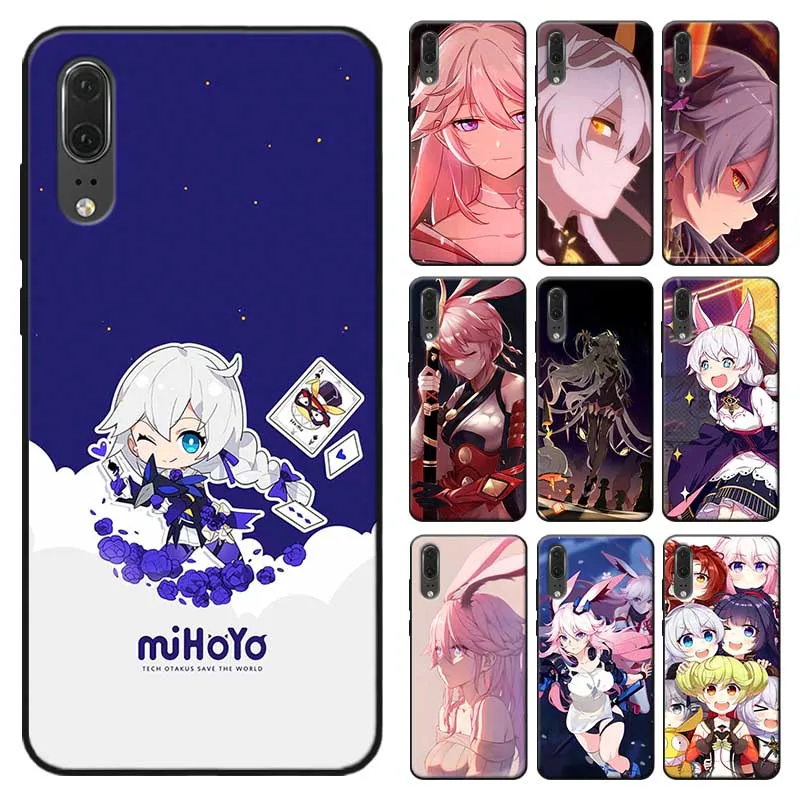 

For huawei p20 p30 lite p30 pro mate 20 lite mate 20 pro Soft silicone Cover Phone Case honkai impact 3rd
