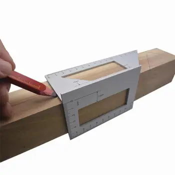 

Aluminum Alloy Woodworking Measuring Ruler Elaborate Manufacture Prolonged Durable Engineers Combination Square Ruler
