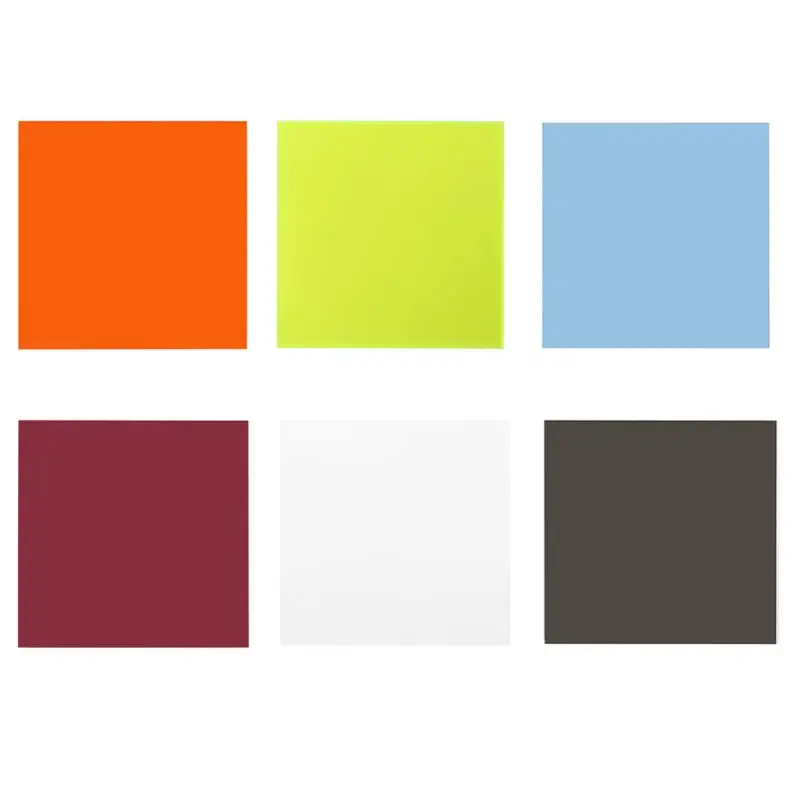 15x15cm Plexiglass Board Colored Acrylic Sheet Accessories Model Making 15x15cm Plexiglass Board Colored Acrylic Sheet Accessories Model Making