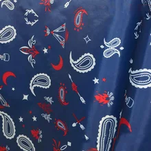 45 см* 150 см/шт полиэстер напечатанный ПУ водонепроницаемый покрытый Ткань Для Пыли Лист и занавески для душа W11