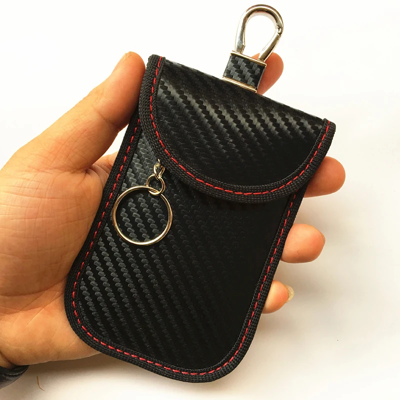 Faraday ключ RFID Электромагнитная экранирующая сумка Кредитная карта FOB сигнал блокатор чехол без ключа вход автомобиля противоугонные сумки BAG1068