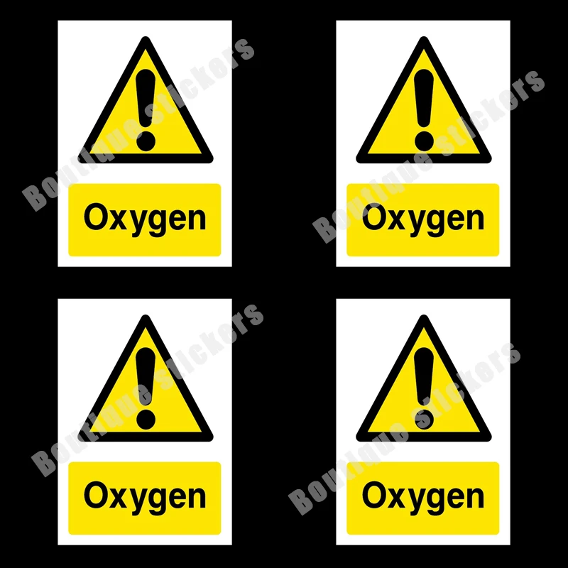 

4X Oxygen Logo Sticker Waterproof Sunscreen Anti-UV Hot Selling Practical High Quality Remind Everyone Die Cut Vinyl