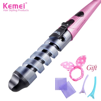 

Tourmaline Ceramic Hair Curler Fast Warming Up Electric Curling Iron Anti Scald Design Hair Roller Household Hairstyle Tool 42