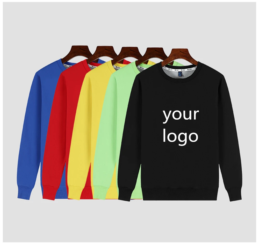 

2020 Customized printed logo jacket for class wear for DIY students gathering clothes overalls and long sleeves Cheerleading