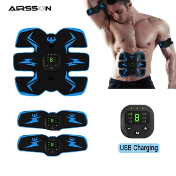 

Electric Simulators Massage Press Trainer Abdominal Muscle Exerciser Belly Leg Arm Exercise Workout Home Gym Fitness Equipment