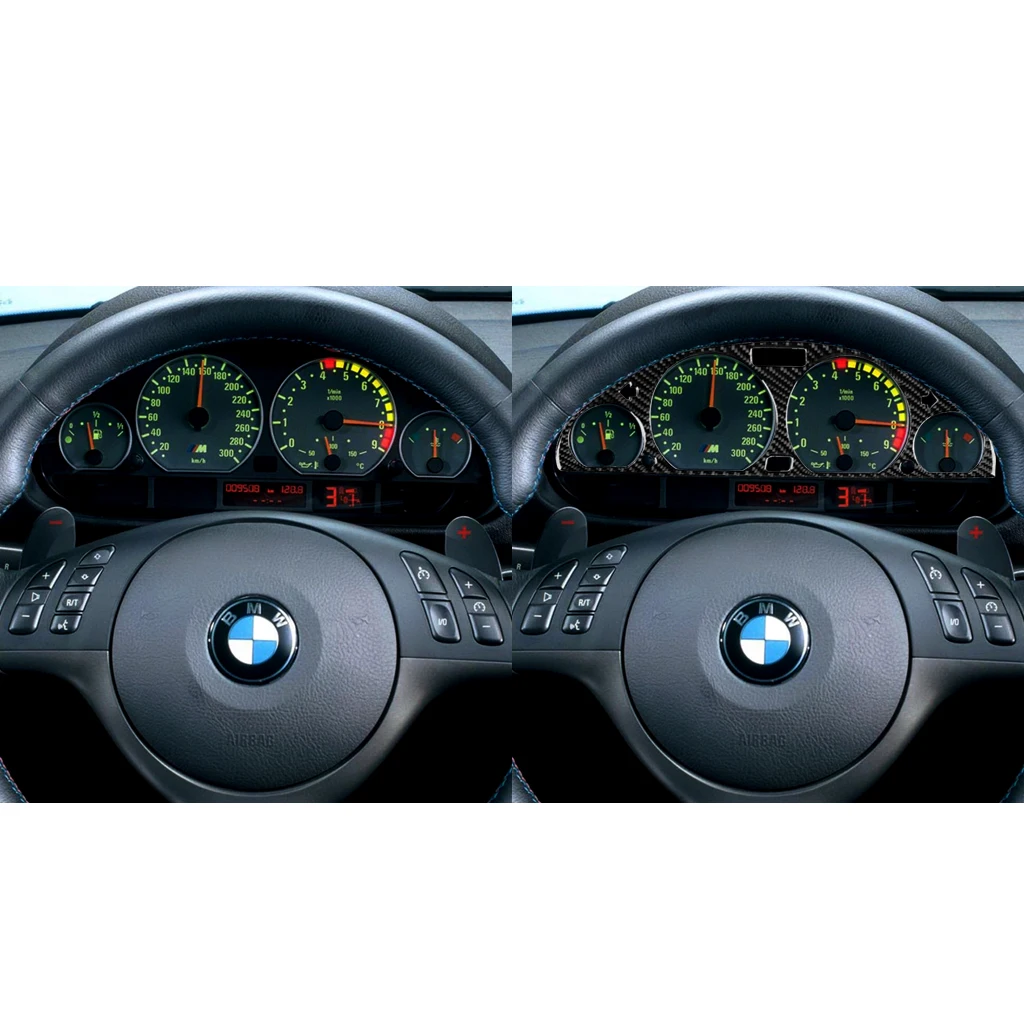 Schaltknauf Box Panel Abdeckung Trim Echt Carbon Faser Aufkleber Für BMW  E46 1998-2005 Auto Innen Dekoration zubehör