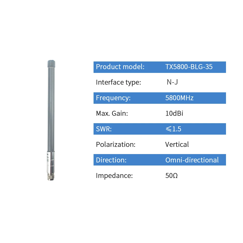 5 8GHz Wifi Antenna Outdoor 5 8G Omni Antenna for Router Modem Antena 5800M N Male 2