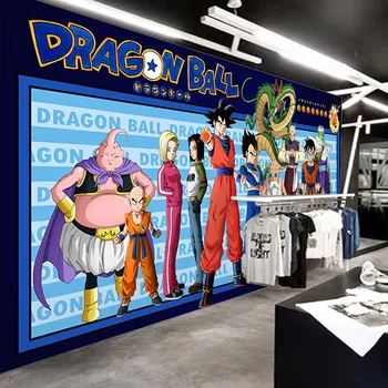 

Custom 3D Photo wallpaper Wallpaper Dragon Ball Wall Murals Boys Bedroom Living room TV backdrop wall Room decor