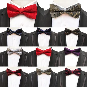 

Mens Stylish Paisley Flower Bowtie Wedding Party Formal Casual Bow Tie NEW HZTIE0511