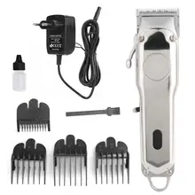 Электрическая машинка для стрижки волос перезаряжаемая бритва низкий уровень шума Ретро масло машинка для стрижки волос мощный триммер ЖК-дисплей цифровой дисплей
