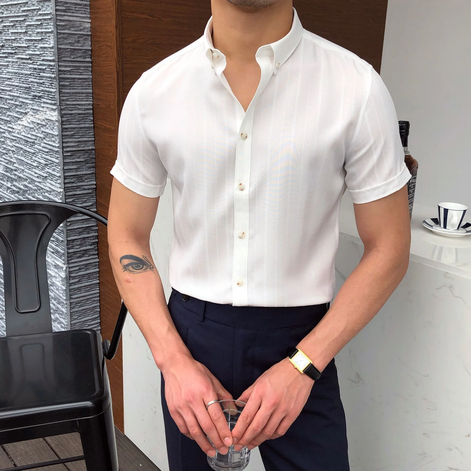 Italian 2021 Summer Men Short Sleeve 