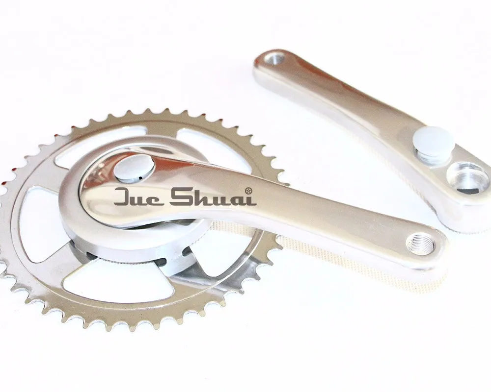 44T sprocket crankcset Bike Chain 170mm Protective Cover with Bracket Chainwheel pedivela Bike Accessories for Free Shipping