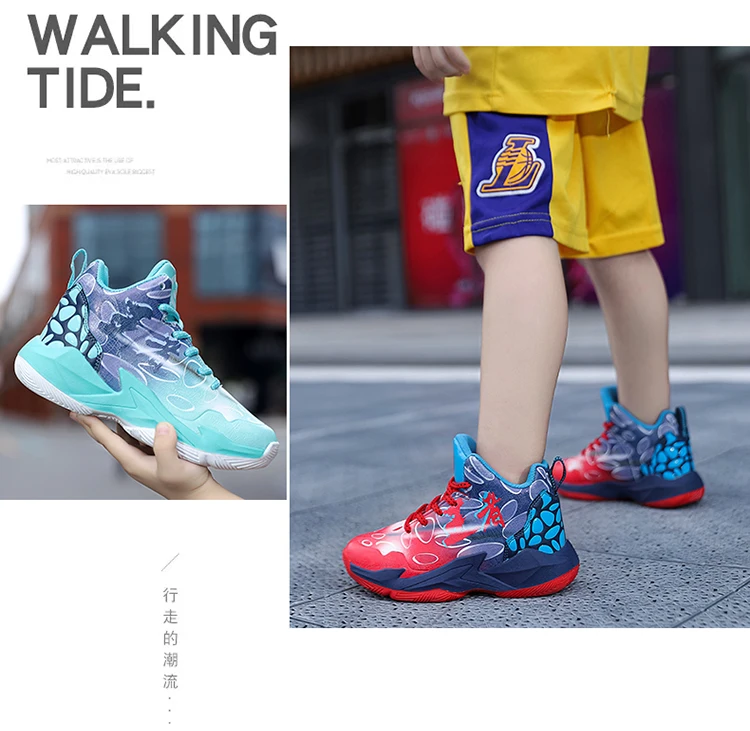 See Thru Colors Ankle Support Boys or Girls Basketball Sneakers
