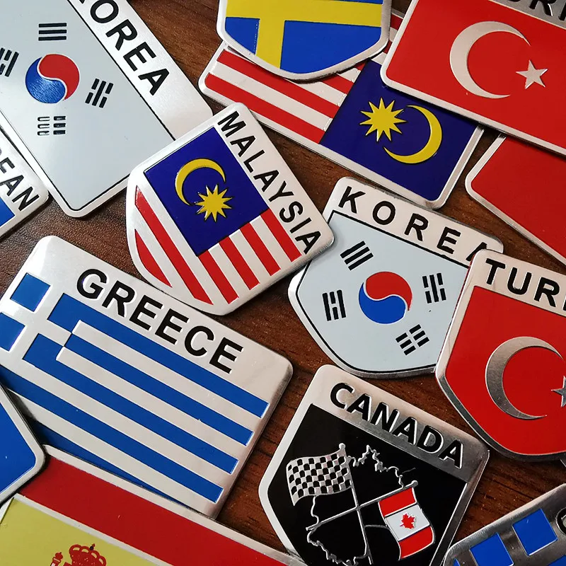 1-pcs-Car-stickers-Aluminum-Flag-car-stickers-Flag-Shield-Sticker-3D-Car-Sticker-Top-car (3)