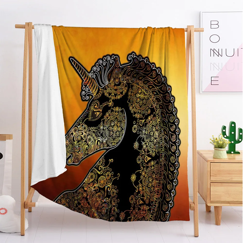 Новинка 2020 популярное богемное одеяло в виде слона и Льва на экспорт двойное