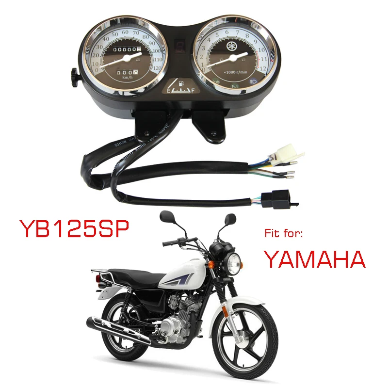 Motorcycle Parts Accessory Moto Instrument Speedometer Tachometer For  Jianshe Yamaha Ymh Ybr125 Jym125 Yb125sp Speed Meter Clock Motorcycle  Tachometers AliExpress