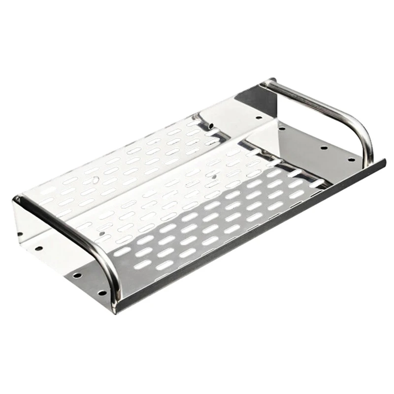 

Bathroom Stainless Steel Wall Storage Shelf Shower Corner Organizer Rack Sponge Towel Shampoo Soap Holder Bathroom Accessories