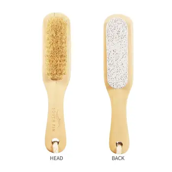 

2PCS Double-sided Foot File Callus Remover Foot File Foot Care Pumice Stone Pig Bristle Feet Scraper for Elders Women Men Use