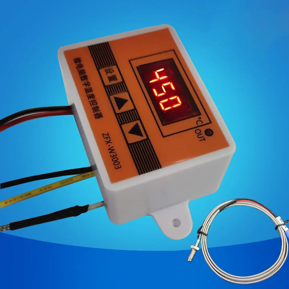 12V 24V 220VAC цифровой светодиодный контроллер температуры 3003 для инкубатора