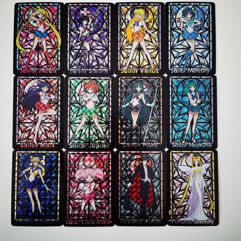 Collectibles-Game-Collection Anime-Cards Sailor Moon Girls Sexy Church-Style Hobby 24pcs/Set