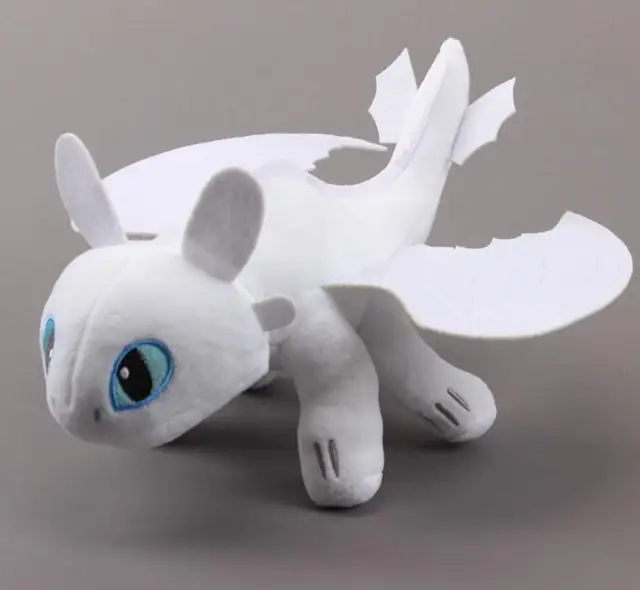 10pc/lot 25cm/30cm How To Train Your Dragon White Black Toothless