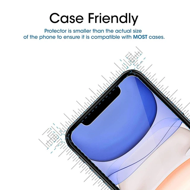 Film verre trempé compatible iPhone 11 iPhone XR - Protection d