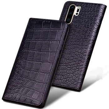 

Bussiness genuine leather phone bag cover for Huawei P30 Pro case for Huawei P30/Huawei P30 Lite phone case standing flip cover