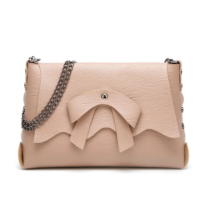 

2019 Autumn and Winter Korean Women's Butterfly Single Shoulder Mobile Phone New Covered Chain Tilt bag