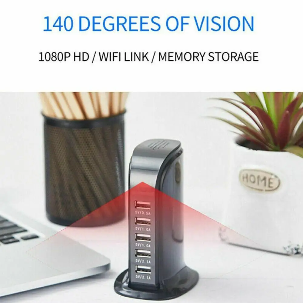 

Wireless IP Camera Mini HD Camera 1080P Wifi Camera Infrared Camera Vision Charger Security USB Plug Night Port 5 Surveilla S6I7