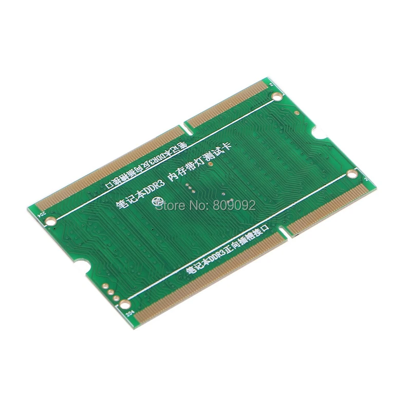 Laptop Motherboard Memory Slot DDR2/DDR3/DDR4 Diagnostic Analyzer Test Card SDRAM SO-DIMM Pin Out Notebook LED RepairTester Card 