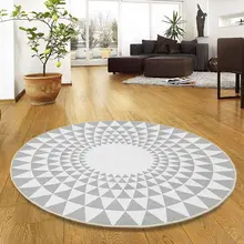 Скандинавские серые круглые ковры для гостиной, компьютерный стул, Детская игровая палатка, напольный коврик, коврик для гардеробной и ковры