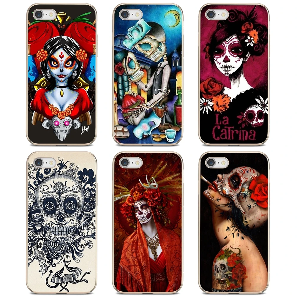 Чехол для телефона la-Calavera-de-la-Catrina-Girl-Череп Xiaomi Mi 5X 6X Max Mix 1 2 2S 3 Mi5 Mi5S Mi6 Mi3 Mi4 poco X3 nfc F2 Pro