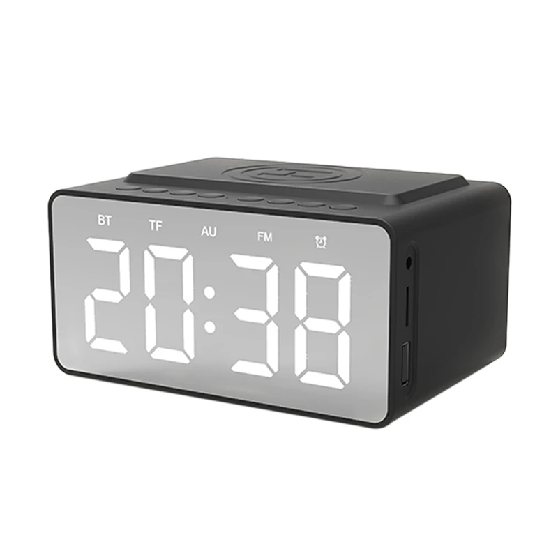 Bt 508 Беспроводные Bluetooth 5 0 колонки время Sn дисплей двойной Рог Сабвуфер Будильник