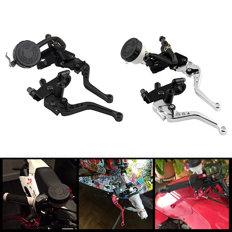 

2x Motorcycle 7/8'' Brake Control Clutch Master Cylinder Lever Accessories Set