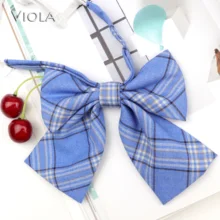 Милый студенческий стиль, клетчатый женский галстук-бабочка, Женский школьный комбинезон униформа, деловой костюм, аксессуары, галстук-бабочка, узел