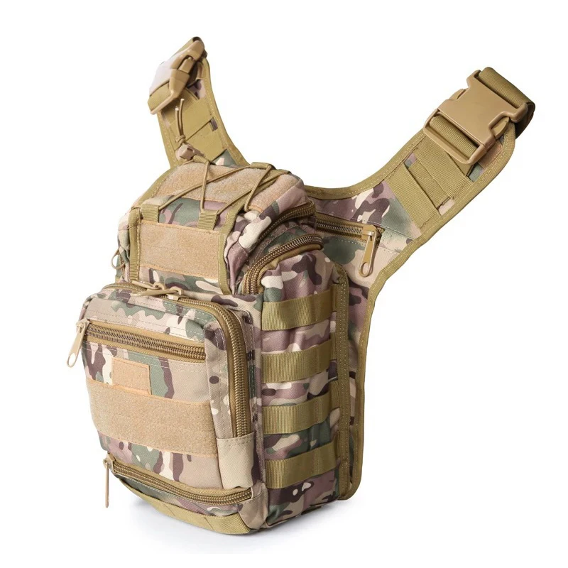 

Outdoor Multi-pockets Pack Chest Bag Military Travel Climbing Cycling Pouch Enough space for storing