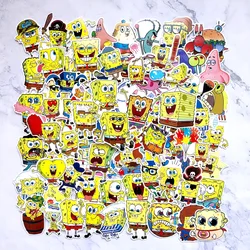 10/30/50/100Pcs Anime Dessin Animé SpongeBobs Graffiti Bagage à Roulettes Déco BRICOLAGE Imperméable À L'eau Mignon Amusant Autocollants Cadeau Jouets Pour Enfants 