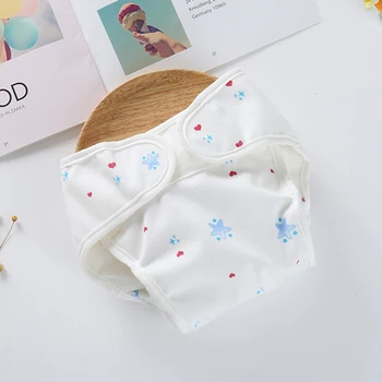 

Baby Cotton Nappies Diaper Reusable Washable Cloth Diapers Nappy Cover Waterproof Newborn Baby Traning Panties Diapers