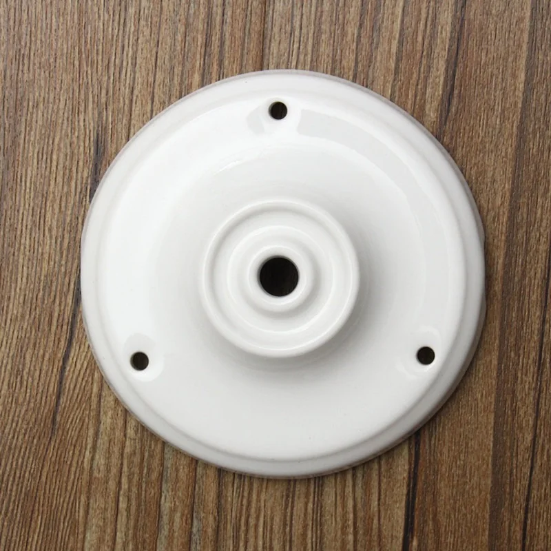 Holder Rose Hook Plate Lamp Light Fitting Chandelier Retro Vintage Ceiling Ceramics Plate lamp bulb holder lamp holder lamp base