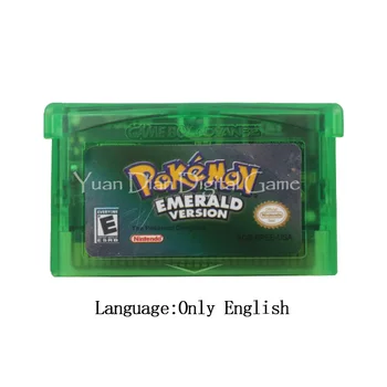 

For Nintendo GBA Video Game Cartridge Console Card Poke Series Emerald English/Italian/German/French/Spanish Language