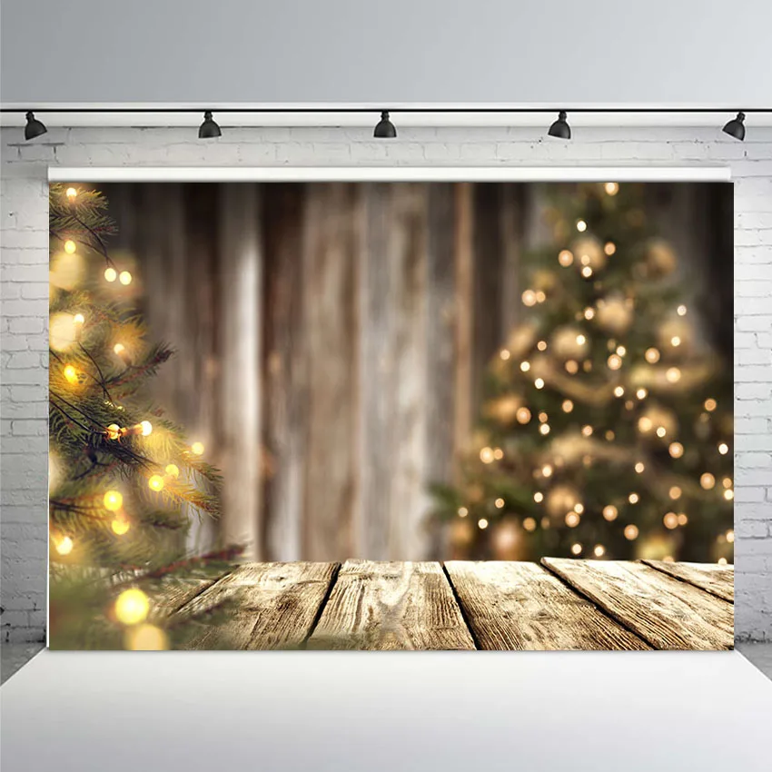 MEHOFOTO Photography Backdrops Christmas Tree Stairs Wooden Floor Fireplace Portrait Vinyl Photographic Backgrounds Photo Studio |