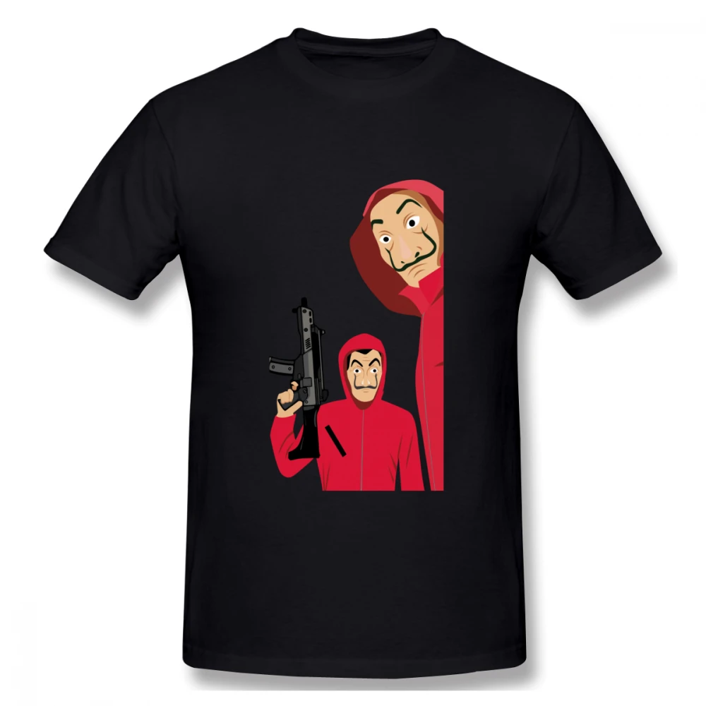 La Casa De Papel Galaxy Prime Casual O-Neck Men's Basic Short Sleeve T-Shirt 100% Cotton Tee Shirt Printed men clothes 2019