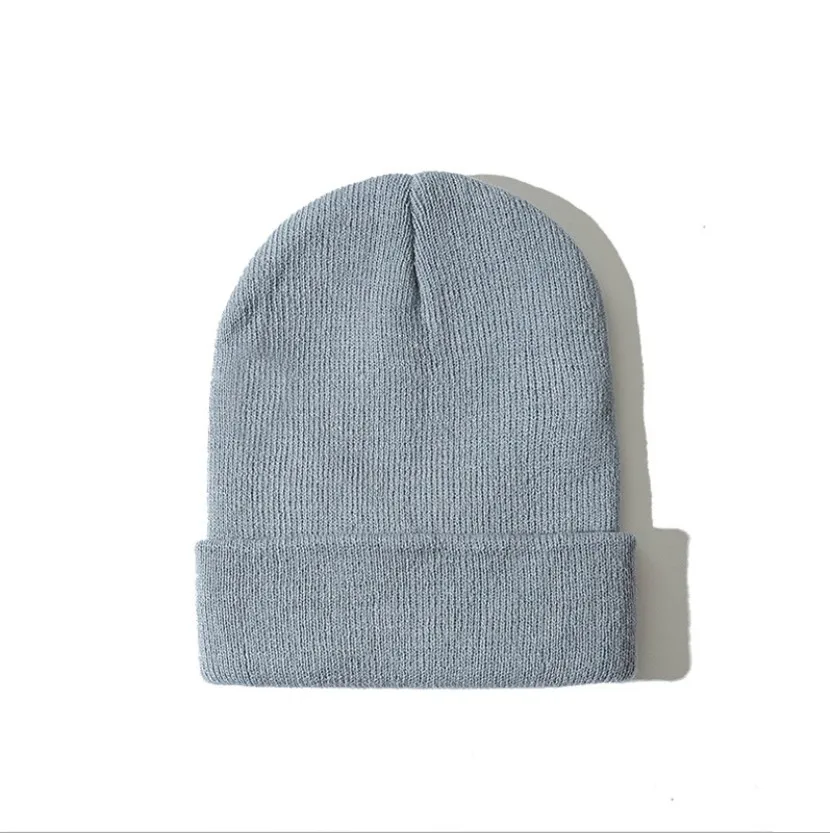 Модные зимние шляпы для женщин Billie Eilish Beanie Hat, однотонная шапочка, зимняя мужская Кепка в стиле хип-хоп, танцевальная уличная Черная шапка