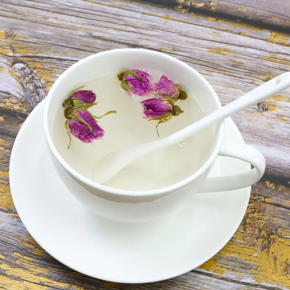 Цветочный чай фиолетовый бутон розы почки сушеные Цветочные травяные чай s китайский чай
