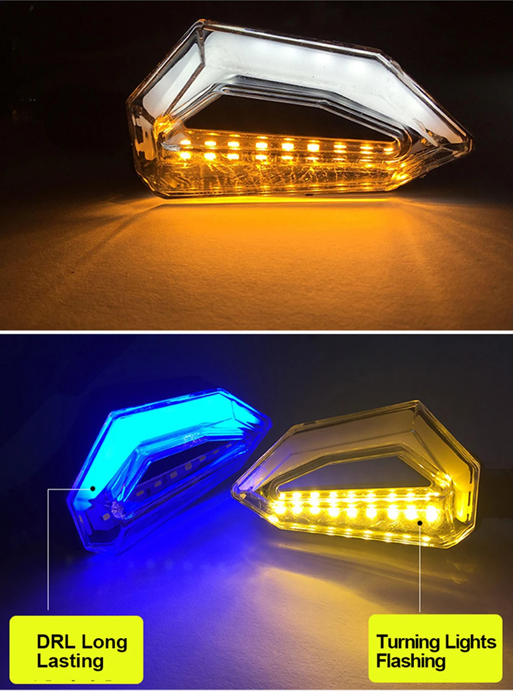 Светодиодные Сигнальные огни для мотоцикла 12 В индикатор Moto Clignotant Blinker DRL лампа