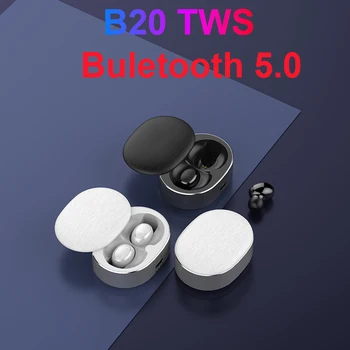 

The new B20 wireless Bluetooth 5.0 headset mini in-ear noise reduction sports headphones with charging box for Apple Android