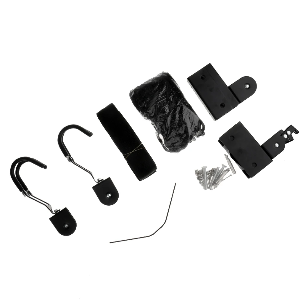 Kayak Hoist Pulley System Bike Lift Garage Ceiling Storage Rack 125LBS/57KG