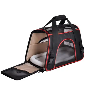 

Exquisite Travel Bag Portable Comfort Easy To Clean Safe Durable Pet Bag Outing Carrying Bag Breathable Dog Cage
