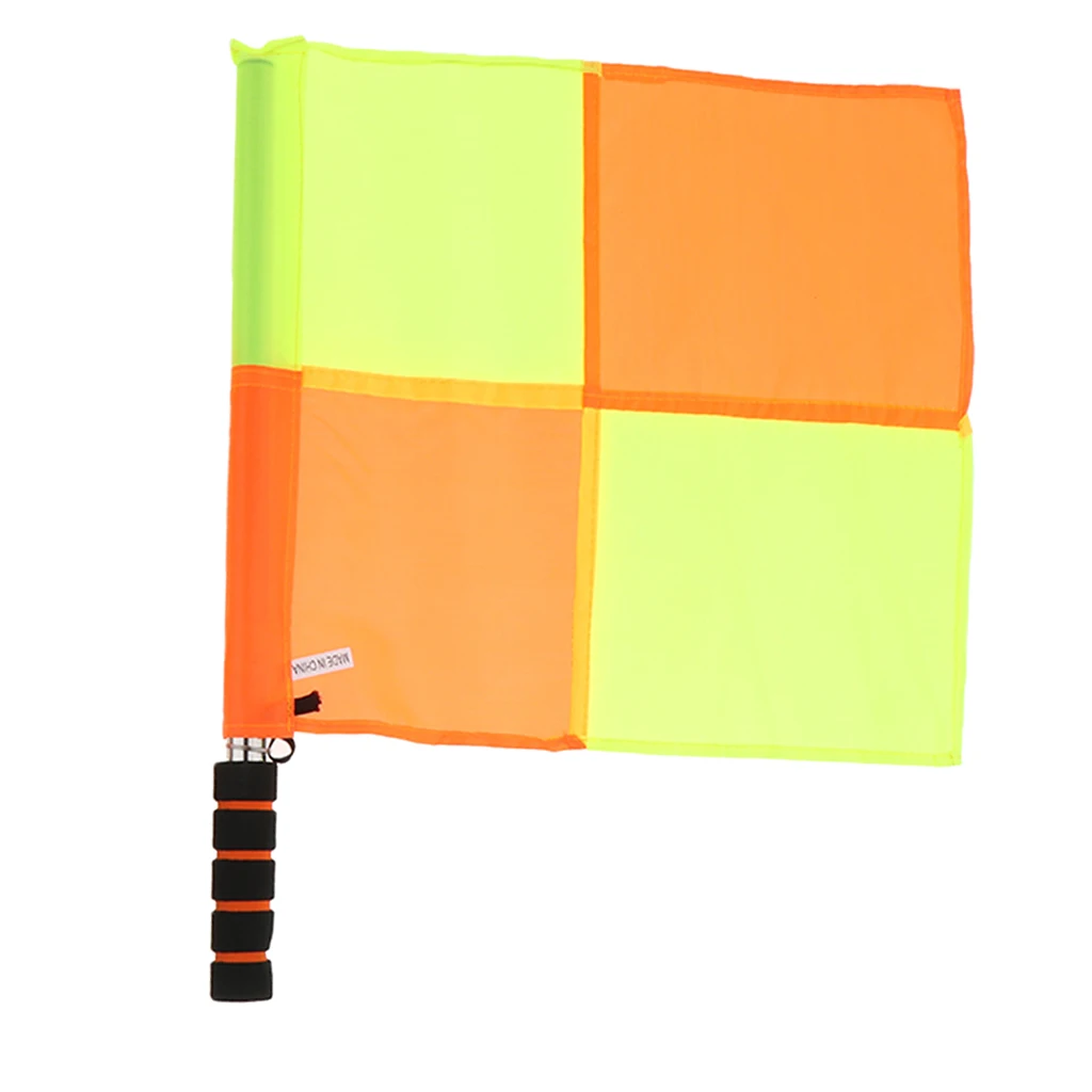 Soccer Referee Flags with Case Sports Football Linesman Flag Set